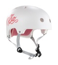 Skateboard helmet RioRoller Script  White 2023