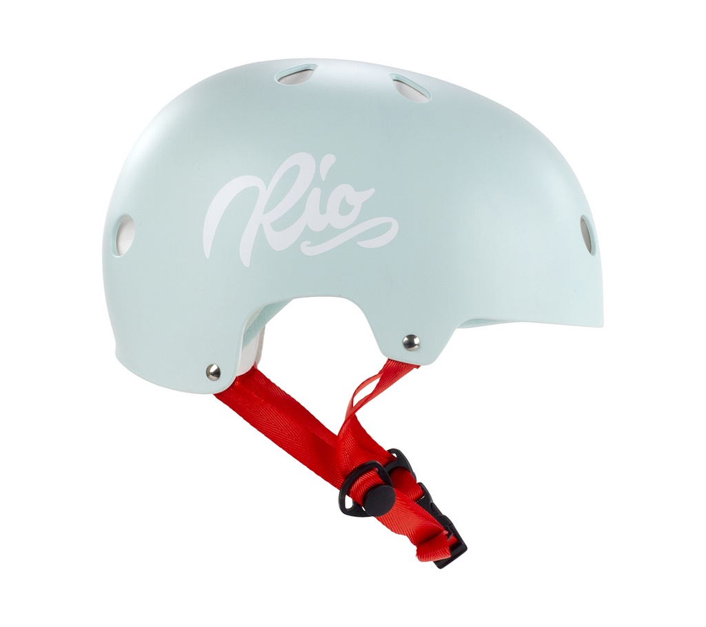 Skateboard helmet RioRoller Script Teal 2023