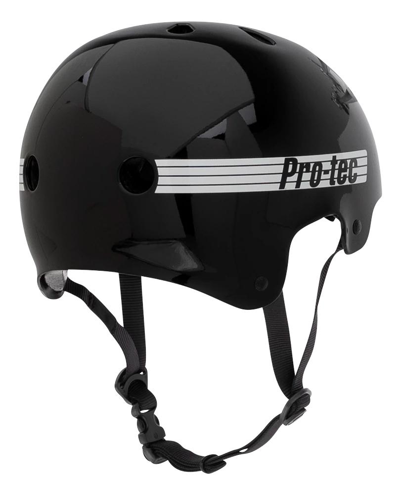 Skateboard helmet Pro-tec Old School Cert Gloss Black 2023