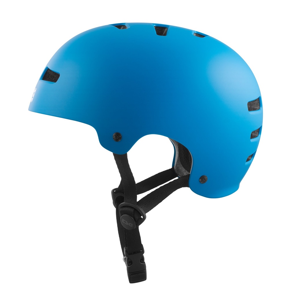 Skateboard helmet Tsg Evolution Solid Color Dark Cyan Satin 2020
