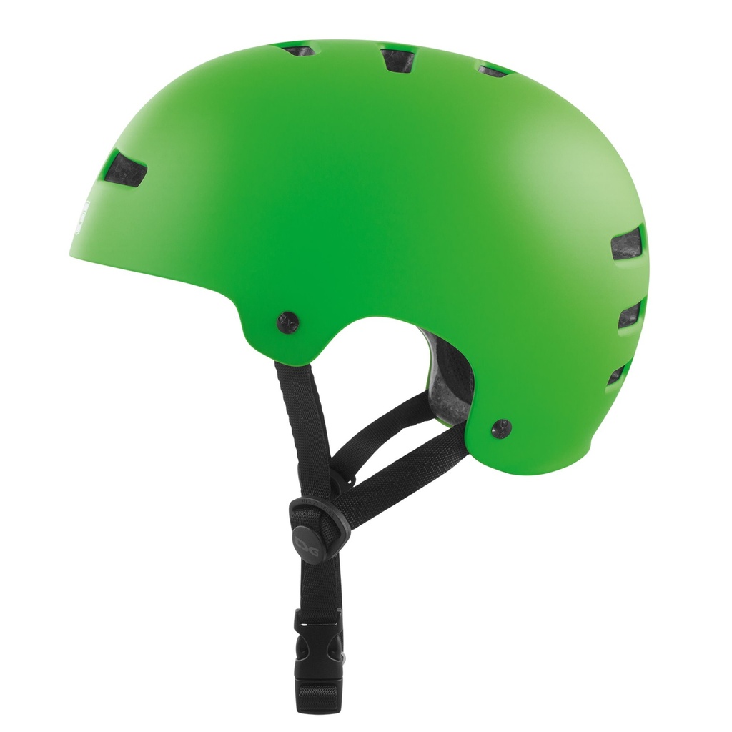 Skateboard helmet Tsg Evolution Solid Color Lime Green Satin 2020