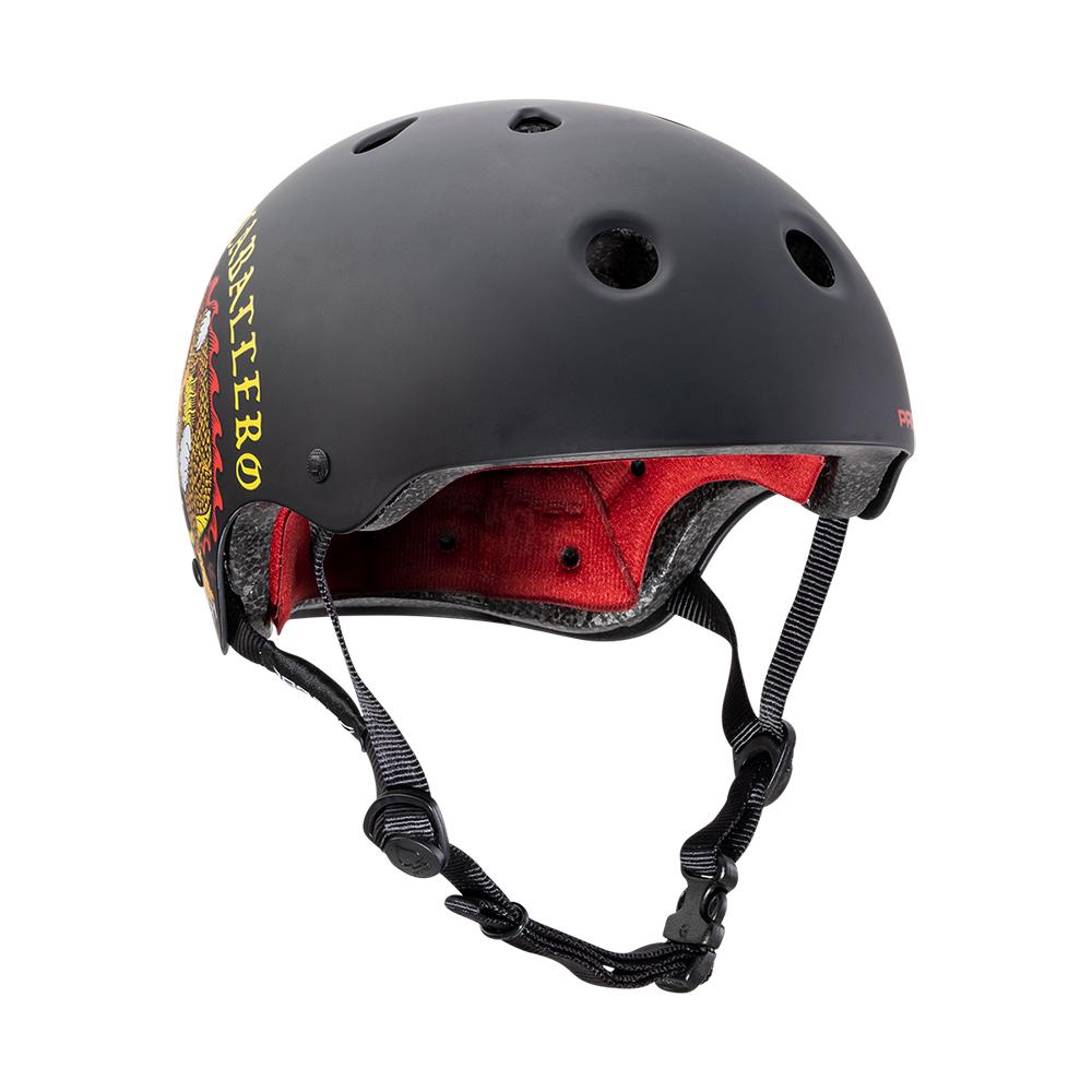Skateboard helmet Pro-tec Classic Cert Cab Dragon Black 2023