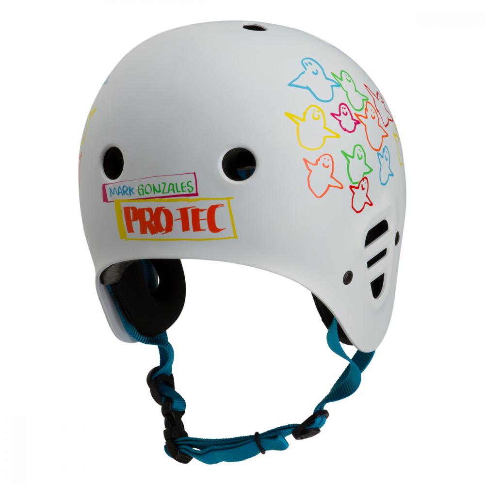 Skateboard helmet Pro-tec Full Cut Cert Gonz Animal Bird White 2023