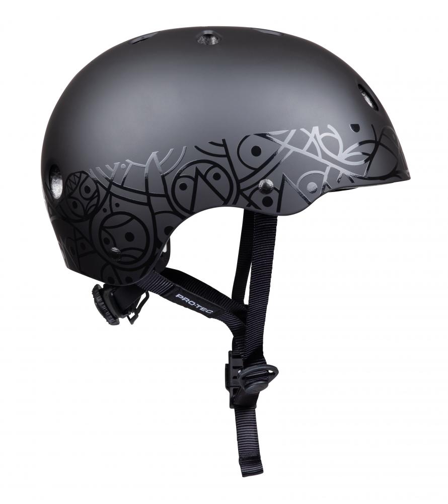 Skateboard helmet Pro-tec Jr. Classic Fit Cert Pendleton Matte Black 2020