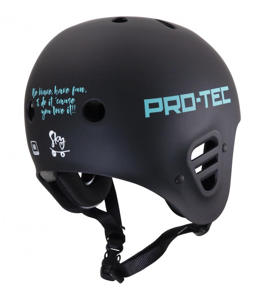 Skateboard helmet Pro-tec Sky Brown Full Cut Black 2023