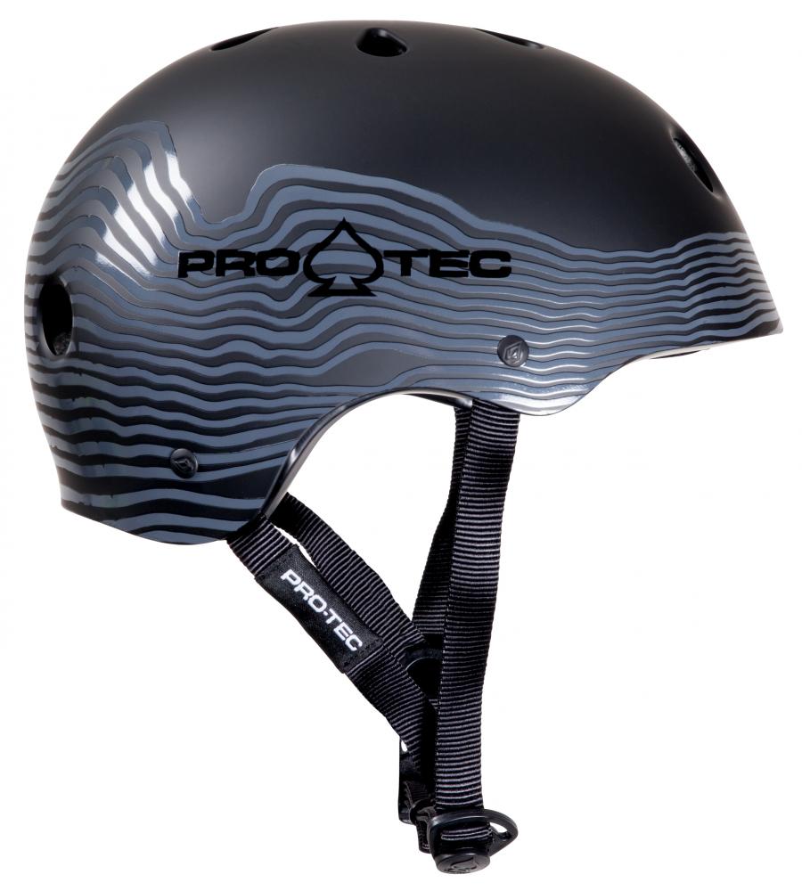 Skateboard helmet Pro-tec Classic Cert Volcom Mag Vibes Matte Black 2022