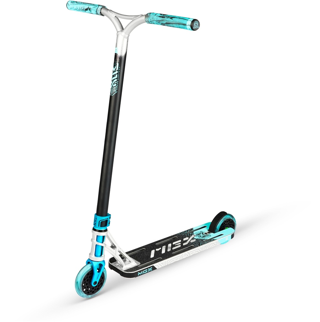 Madd Gear MGP Scooter Complete MGX Extreme E1 Silver Turquoise 2022