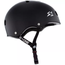 Skateboard helmet S-One LIFER BLACK GLOSS 2024 