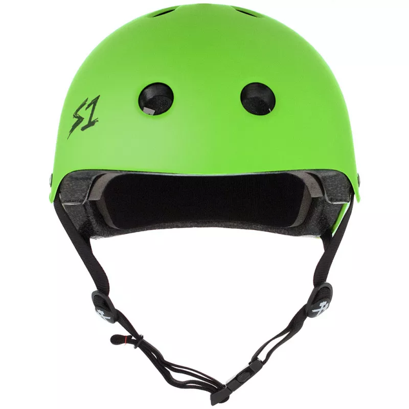 Skateboard helmet S-One Lifer Bright Green Matte 2024 
