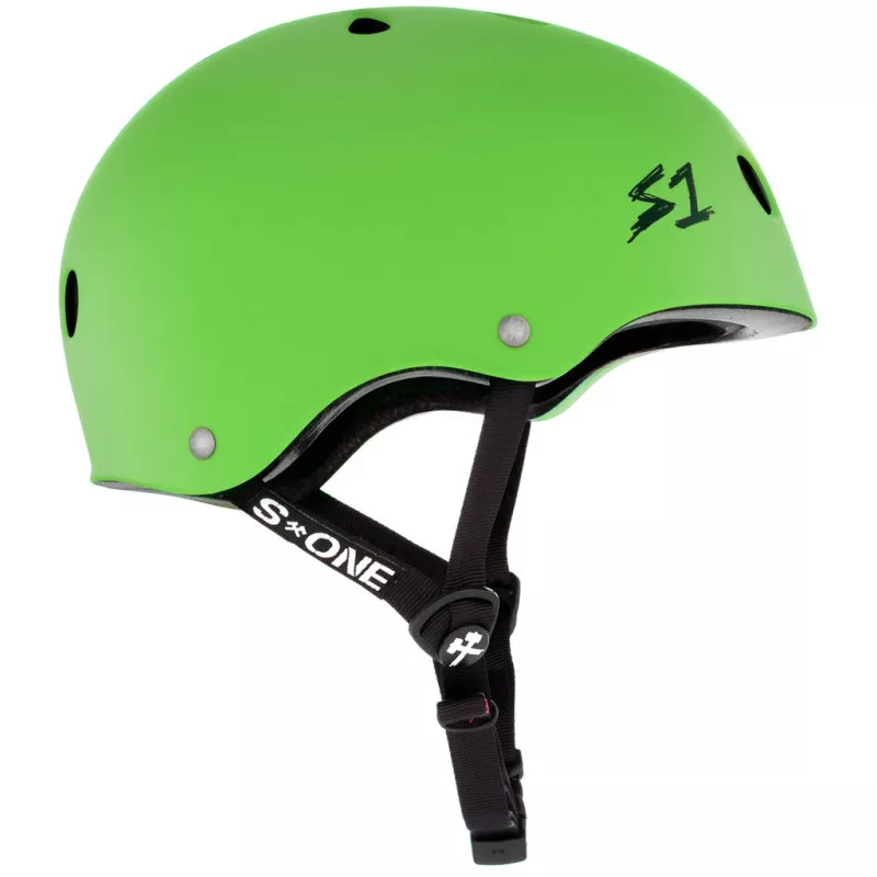 Skateboard helmet S-One Lifer Bright Green Matte 2024 