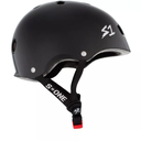 Skateboard helmet S-One Mini Lifer Black Gloss 2024 