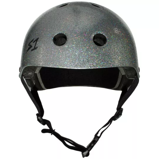 Skateboard helmet S-One Lifer Silver Glitter 2024 