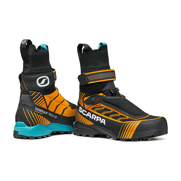 Mountaineering Shoes Scarpa Ribelle Tech 3 HD Black Bright Orange 2024 