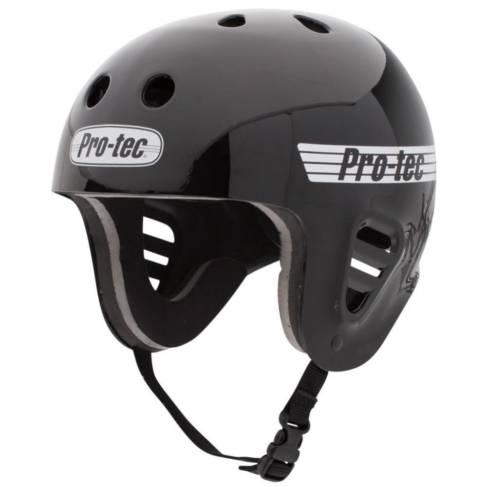 Skateboard helmet Pro-tec Full Cut Water Mount Clip Gloss Black 2023