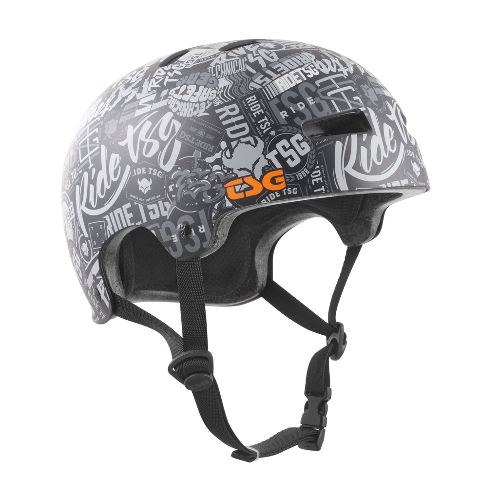 Casque de skateboard Tsg Evolution Graphic Design Stickerbomb 2021 