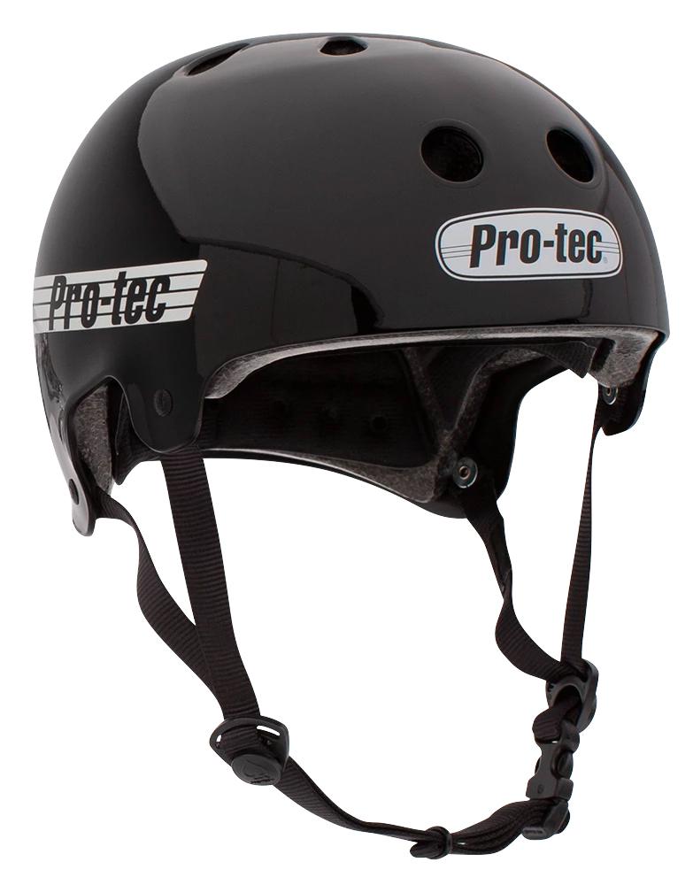 Casque de skateboard Pro-tec Old School Cert Gloss Black 2023 