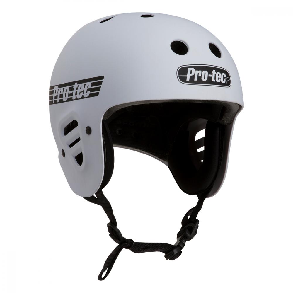 Skateboard-Helm Pro-tec FullCut Certified Matte White 2023 