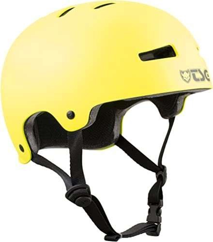 Casque de skateboard Tsg Evolution Solid Color Acid Yellow Satin 2024 