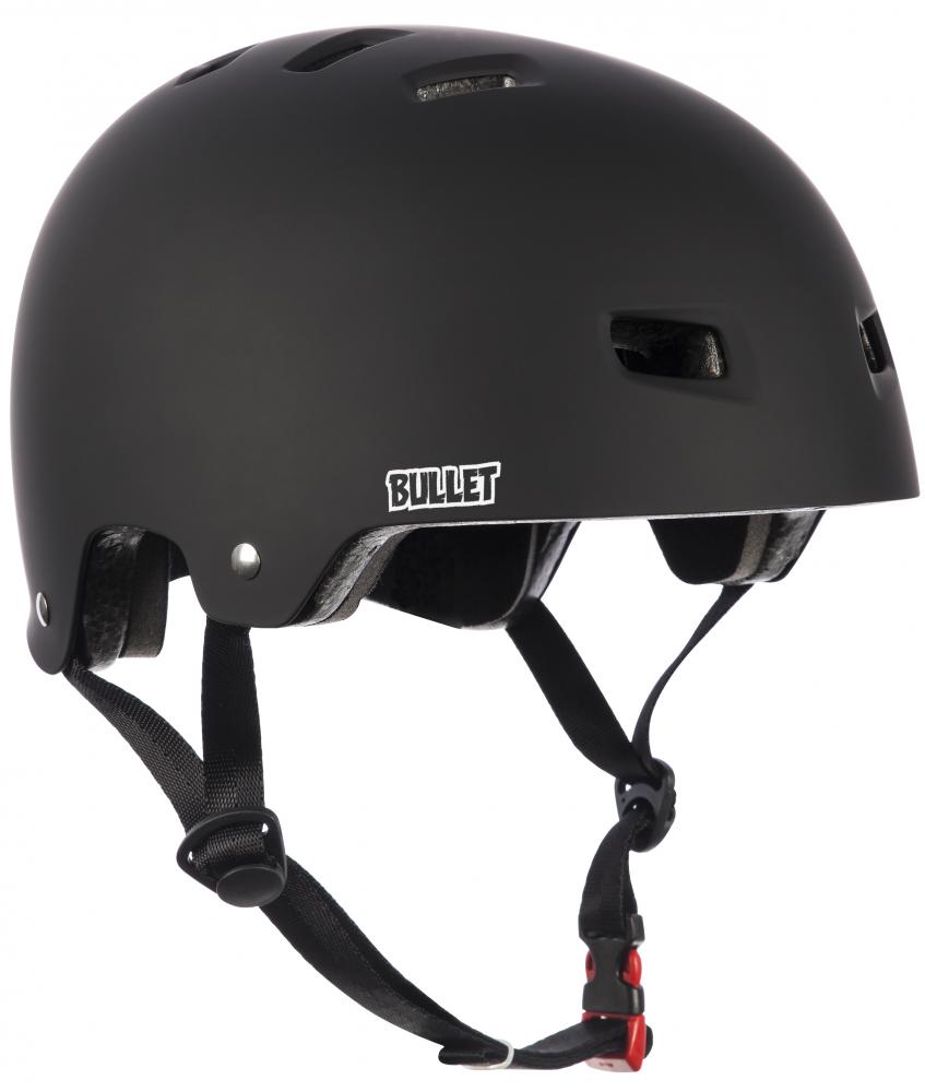 Skateboard-Helm Bullet Deluxe T35 Youth Matt Black 2023 