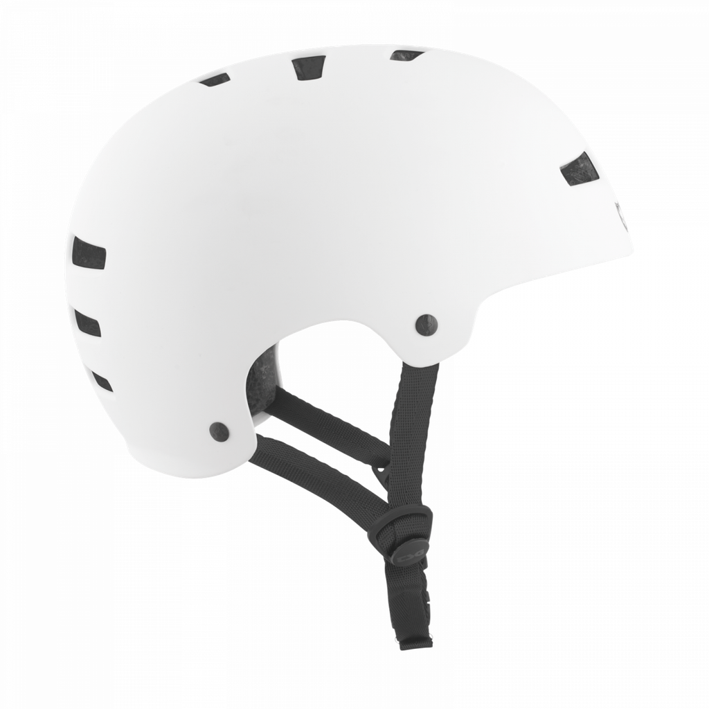 Skateboard-Helm Tsg Evolution Solid Color White Satin 2024 